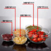 Glass Bowls Set 5pcs - Image 5
